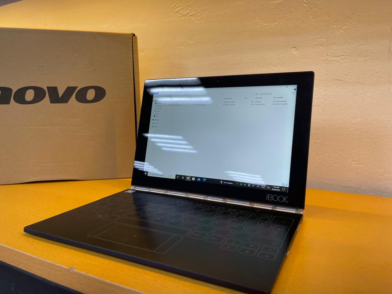 Lenovo YogaBook Touch and Tab Laptop