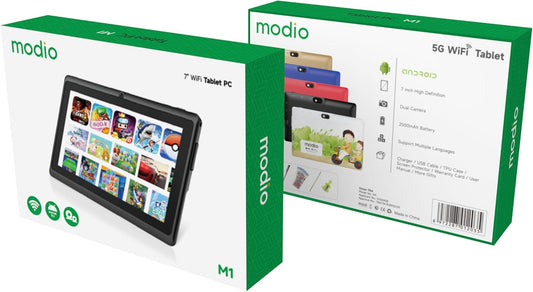 M1 Kids Tablet 7-Inch, 1GB RAM, 16 GB, Wifi